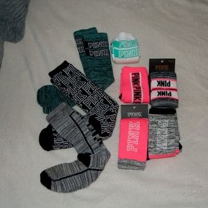 Victoria's Secret Pink Socks bundle